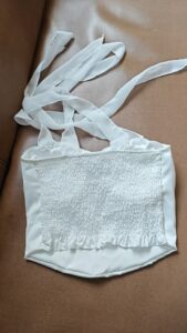 real back picture of Korean Pure Desire Retro Camisole Top