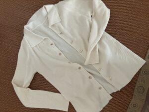 Apricot color cardigan shirt real picture