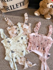 Back view of Korean retro camisole top