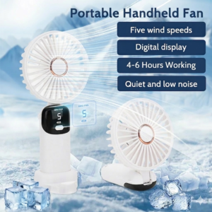 S5 mini portable handheld fan rechargeable folding fan