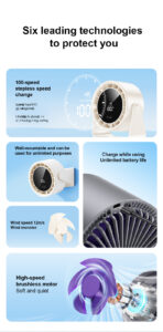 s15 100 speed desk fan usb rechargeable premium cooling fan