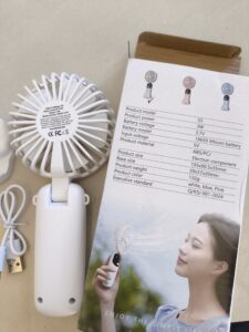 S5 rechargeable mini fan portable folding design
